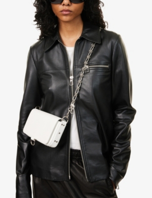 RESELFRIDGES: Pre-Loved Balenciaga BB Leather Chain Wallet