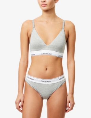 CALVIN KLEIN: Icon Modal Cotton-Blend Maternity Bra