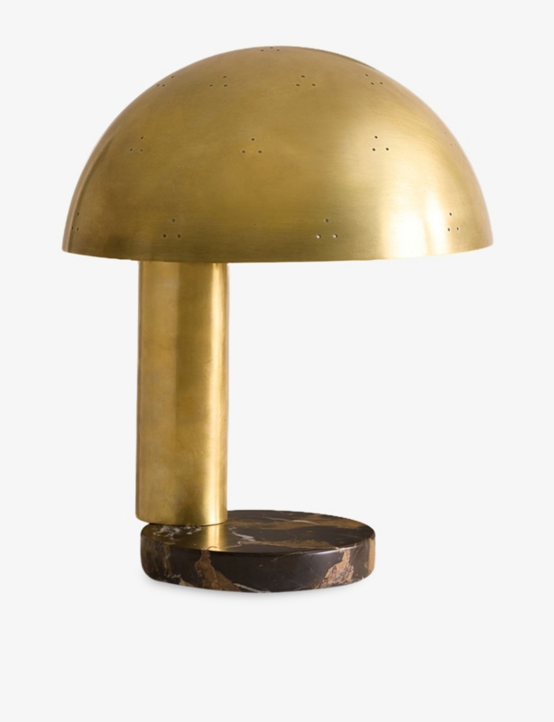 Liepa Brass And Marble Table Lamp