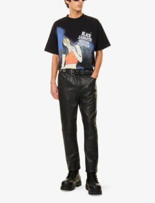 BLACK SABBATH: Graphic-Print Crewneck Cotton T-Shirt