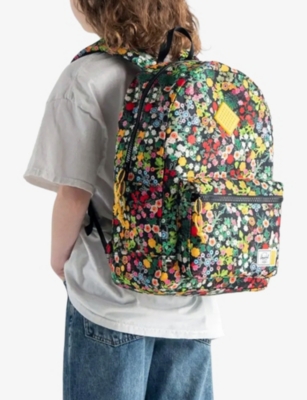 Herschel Supply Co Womens Scavenger Hunt Meadow . X Lego® Youth Woven Backpack In Green