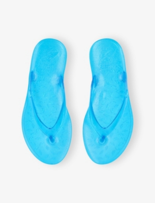 Ancient Greek Sandals Jelly Saionara Flip Flops In Blue