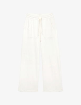 THE WHITE COMPANY: Ultimate Wide-Leg Cotton-Blend Trousers