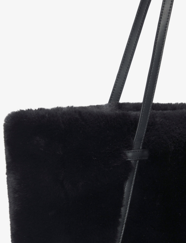 Faux-Fur Shopper Bag