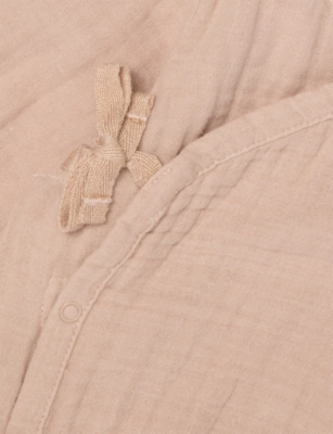 H&M ADORABLES: Leila Crinkle Cotton Romper 0-6 Months