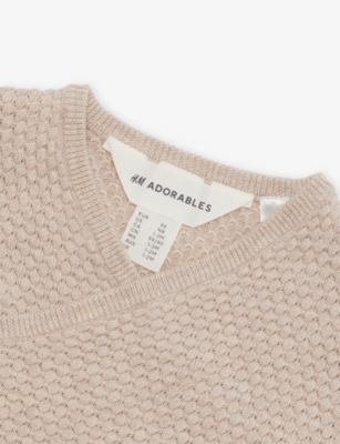 H&M ADORABLES: Knitted Cardigan and Trousers Set  0-6 Months