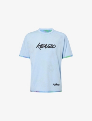 KENZO: Logo-Print Regular-Fit Cotton T-shirt