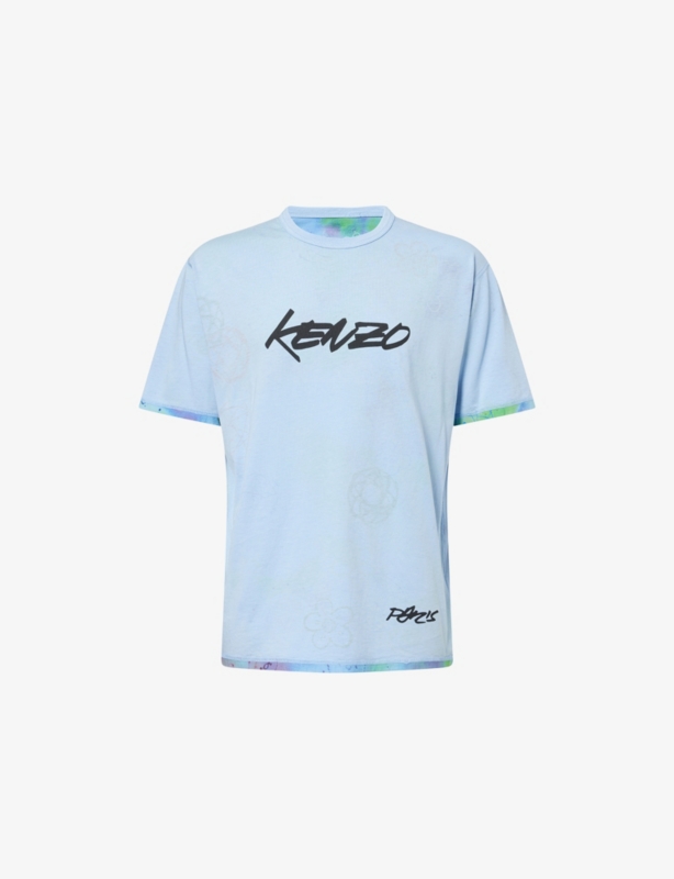 Logo-Print Regular-Fit Cotton T-shirt