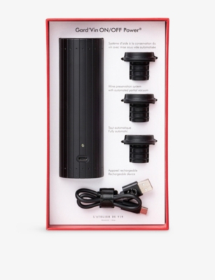 L'atelier Du Vin Electric Gardvin Black In Black