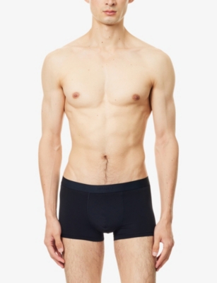 HANRO: Micro-Touch Branded-Waistband Stretch-Jersey Trunks