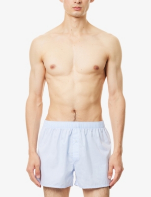 HANRO: Fancy Relaxed-Fit Cotton Boxer Shorts