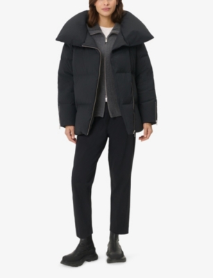SWEATY BETTY: Nimbus Cloud Funnel-Neck Shell-Down Puffer Jacket