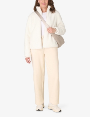 SWEATY BETTY: Navigate Funnel-Neck Sherpa Jacket