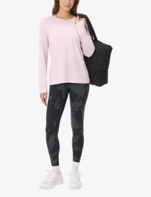 SWEATY BETTY: Essential Long-Sleeved Cotton and Viscose-Blend T-Shirt