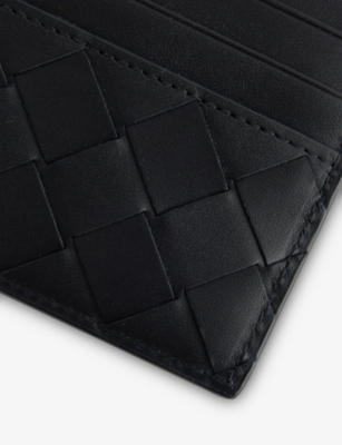 BOTTEGA VENETA: Intrecciato Leather Credit Card Holder
