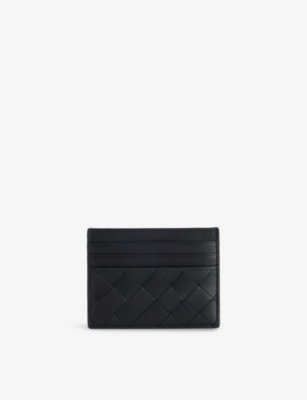 BOTTEGA VENETA: Intrecciato Leather Credit Card Holder