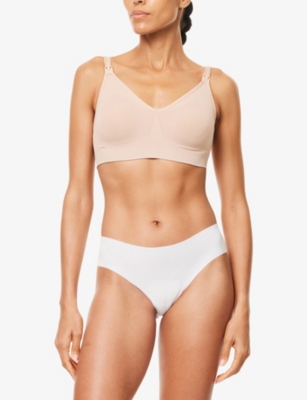 Bravado Designs Womens Cameo Seamless Nursing Padded Bra In Pink