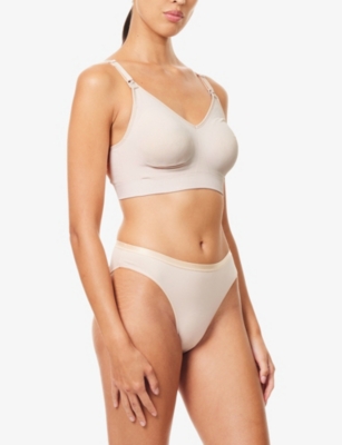 Bravado Designs Womens Chalk Pink Seamless Nursing Padded Bra In Pink