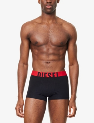 DIESEL: Damien Pack-Of-Three Stretch-Cotton Boxer Shorts
