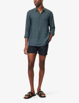 ORLEBAR BROWN: Justin Long-Sleeve Linen Shirt
