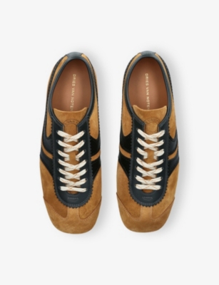 DRIES VAN NOTEN: Dustin Leather Trainers