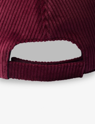 PRADA: Logo-Plaque Corduroy Baseball Cap