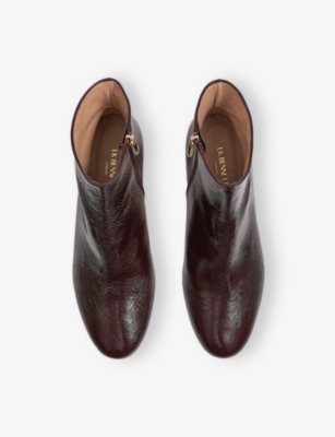 Lk Bennett Conway Bootie In Burgundy