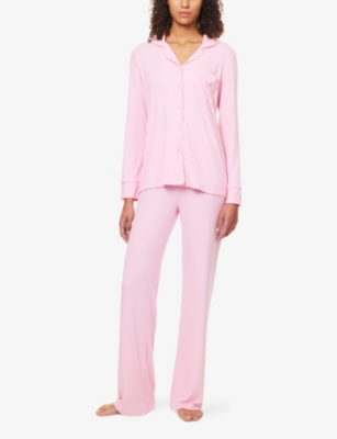 THE NAP CO: Ru & Rocka x The Nap Co Ribbed Long-Sleeve Modal-Jersey Pyjama Set