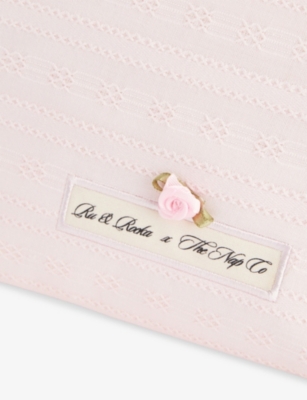 THE NAP CO: x Ru & Rocka Embroidered Cotton Make-Up Bag