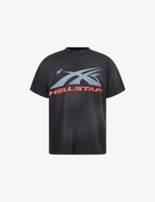 HELLSTAR: Oversized Graphic-Print Cotton T-Shirt