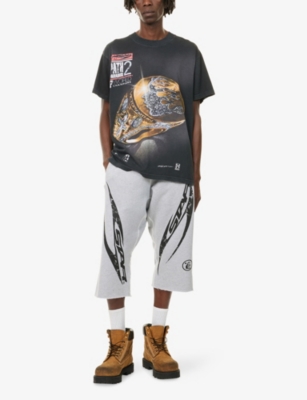 HELLSTAR: Graphic-Print Relaxed-Fit Cotton T-Shirt