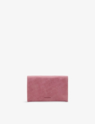 Allsaints: Harluna Logo-Debossed Leather Wallet