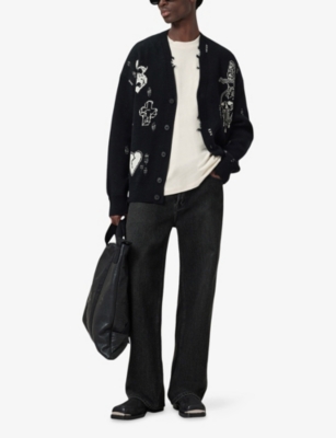 ALLSAINTS: Oversized Graphic-Print Cotton T-Shirt