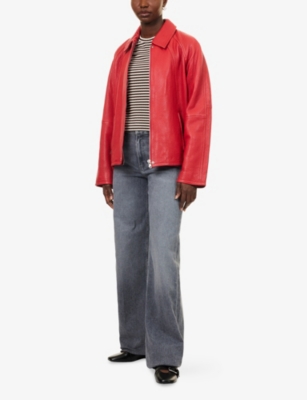 PAIGE: Sasha Wide-Leg Cotton-Blend Jeans