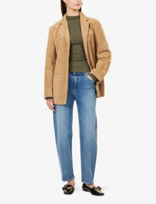 PAIGE: Henrietta Long-Sleeve Stretch-Modal Top