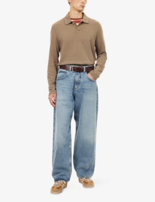 PAIGE: Hammond Knitted Cotton Polo Shirt