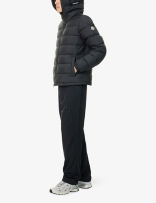 Moncler Mens Black Laveraet Padded Shell Jacket In Black