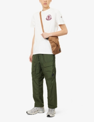 MONCLER: Logo-Print Crewneck Cotton T-Shirt