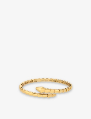 BVLGARI: Serpenti Viper 18ct Yellow-Gold Bracelet