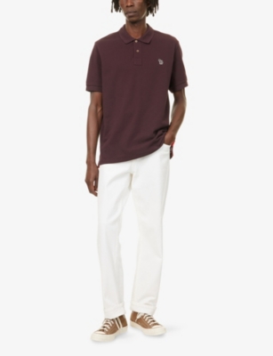 PS BY PAUL SMITH: Regular-Fit Zebra Cotton-Pique Polo Shirt