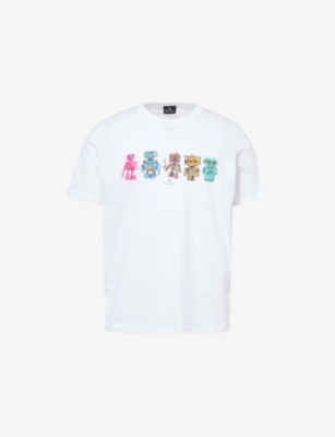 PS BY PAUL SMITH: Regular-Fit Robots Cotton-Jersey T-Shirt