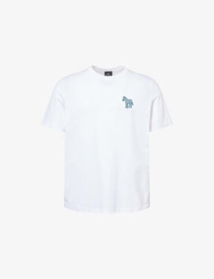 PS BY PAUL SMITH: Regular-Fit Zebra Cotton-Jersey T-shirt