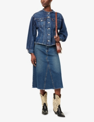 LEVIS: Sculpted Trucker Denim Jacket