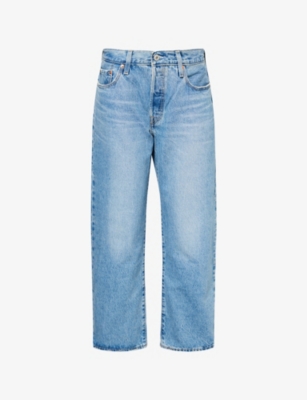 Levi's Womens Sweetest Taboo 501® 90's Ankle Straight-leg Denim Jeans
