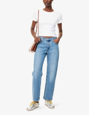 LEVIS: 501® 90's Ankle Straight-Leg Denim Jeans
