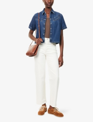 LEVIS: Rinoa Camp Short-Sleeve Denim Shirt