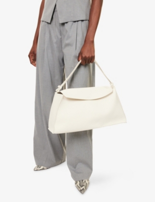 STUDIO NICHOLSON: Shiboru Suede Shoulder Bag