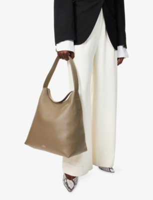 Studio Nicholson Womens Elephant Type 2 Leather Hobo Bag