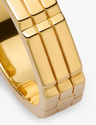 ASTLEY CLARKE: Aubar Bold 18ct Yellow Gold Vermeil Hoop Earrings