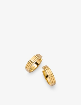 ASTLEY CLARKE: Aubar Bold 18ct Yellow Gold Vermeil Hoop Earrings